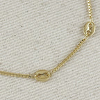 Fancy box chain bracelet - 18k Gold filled