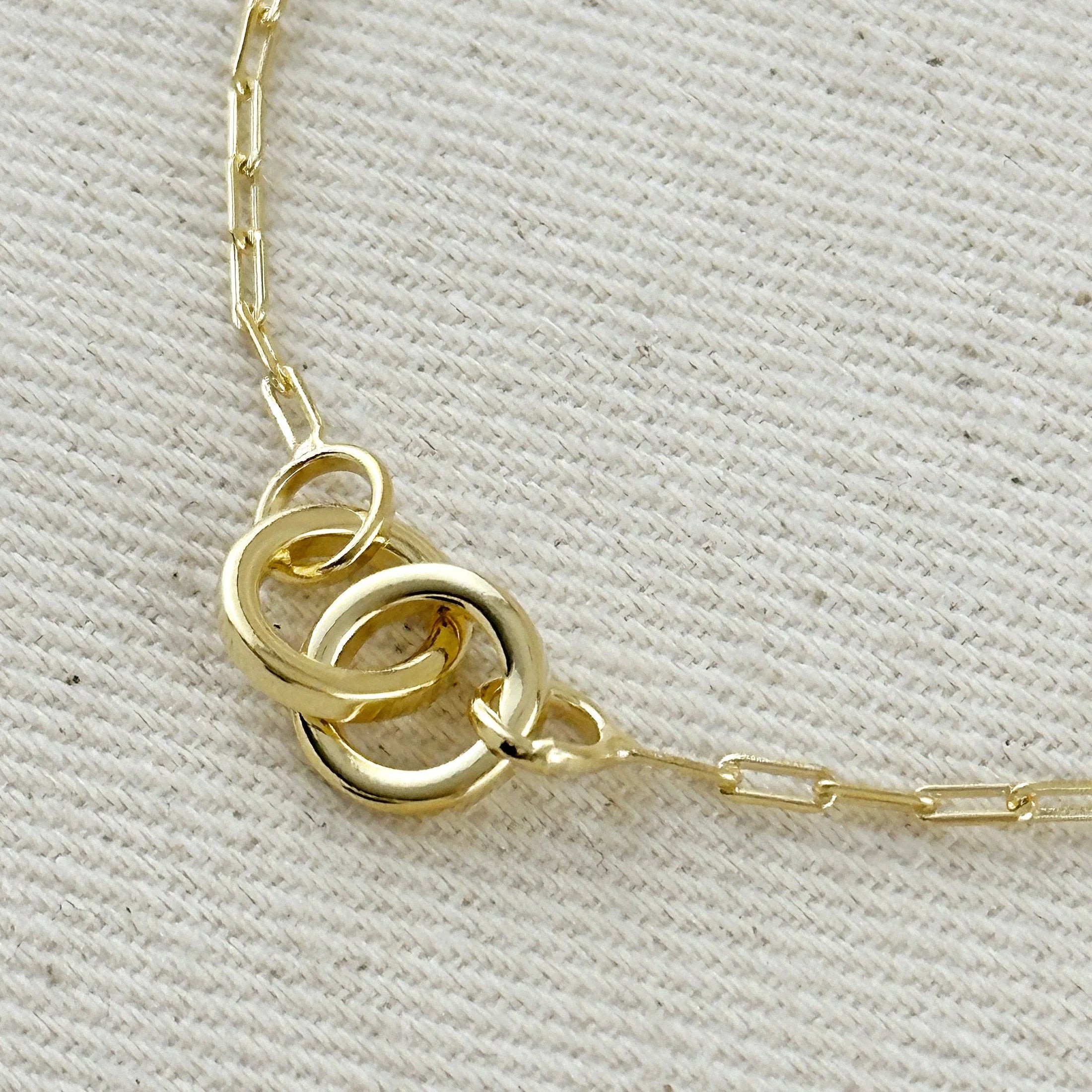 Linked bracelet - 18k Gold filled