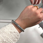 Sabrina bracelet - 18K gold-plated - Silver