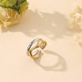 Delphiana ring - Gold and silver